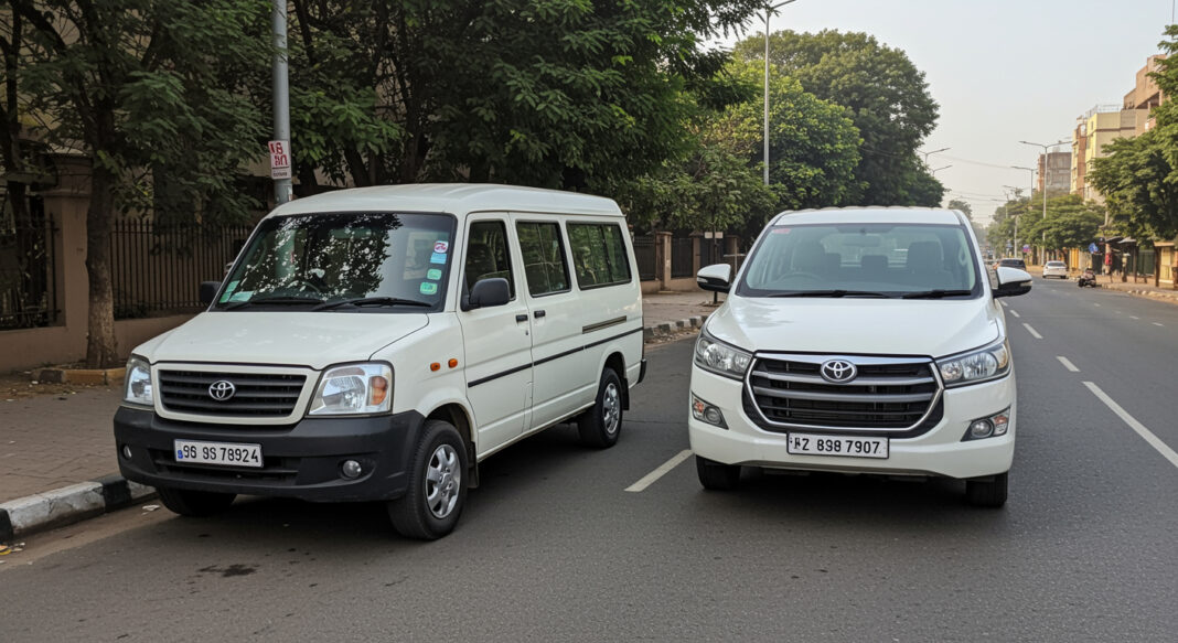 tempo traveller Booking