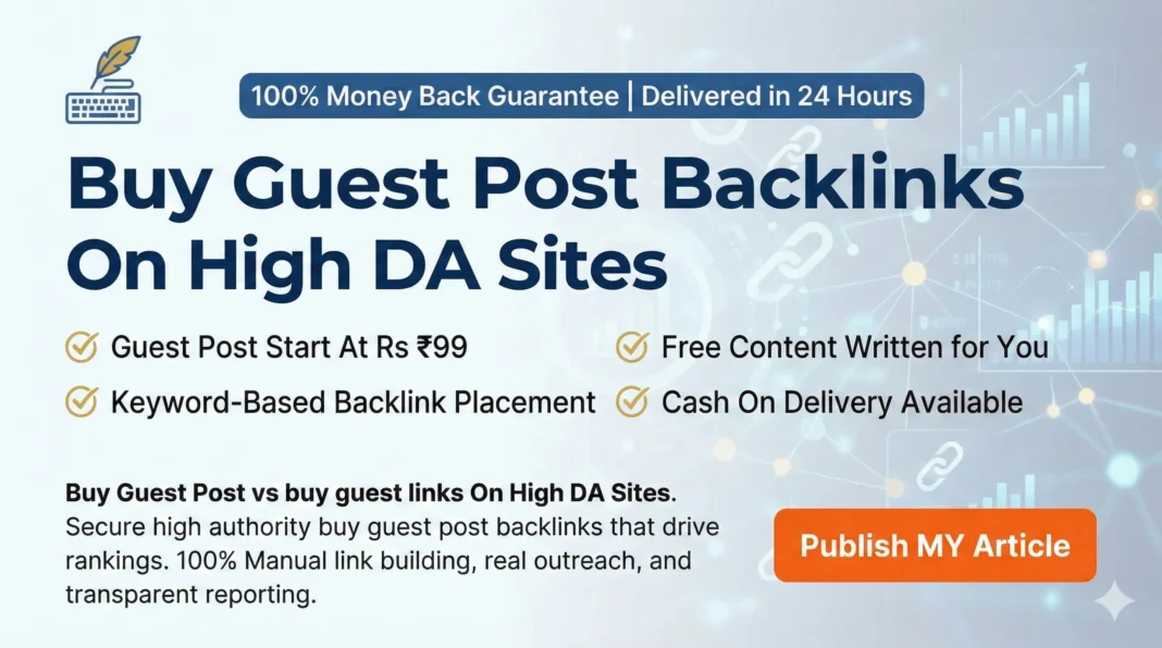 Buy Guest Post Backlinks