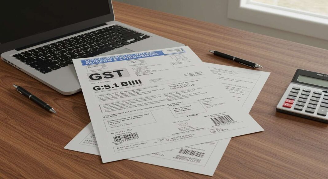 packers and movers gst bill